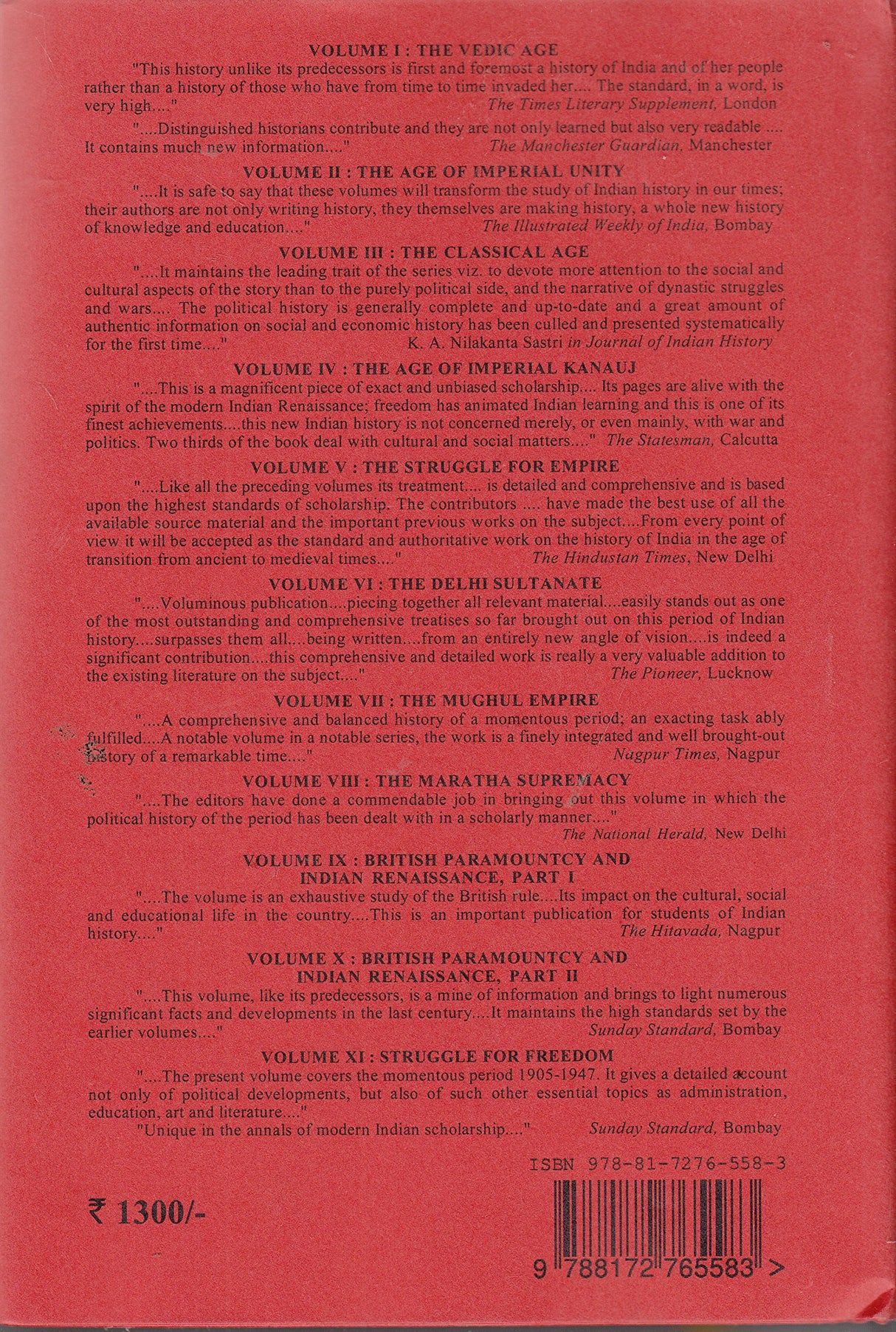 The History and Culture of the Indian People: Volume 6: The Delhi Sultanate - Retail Maharaj
