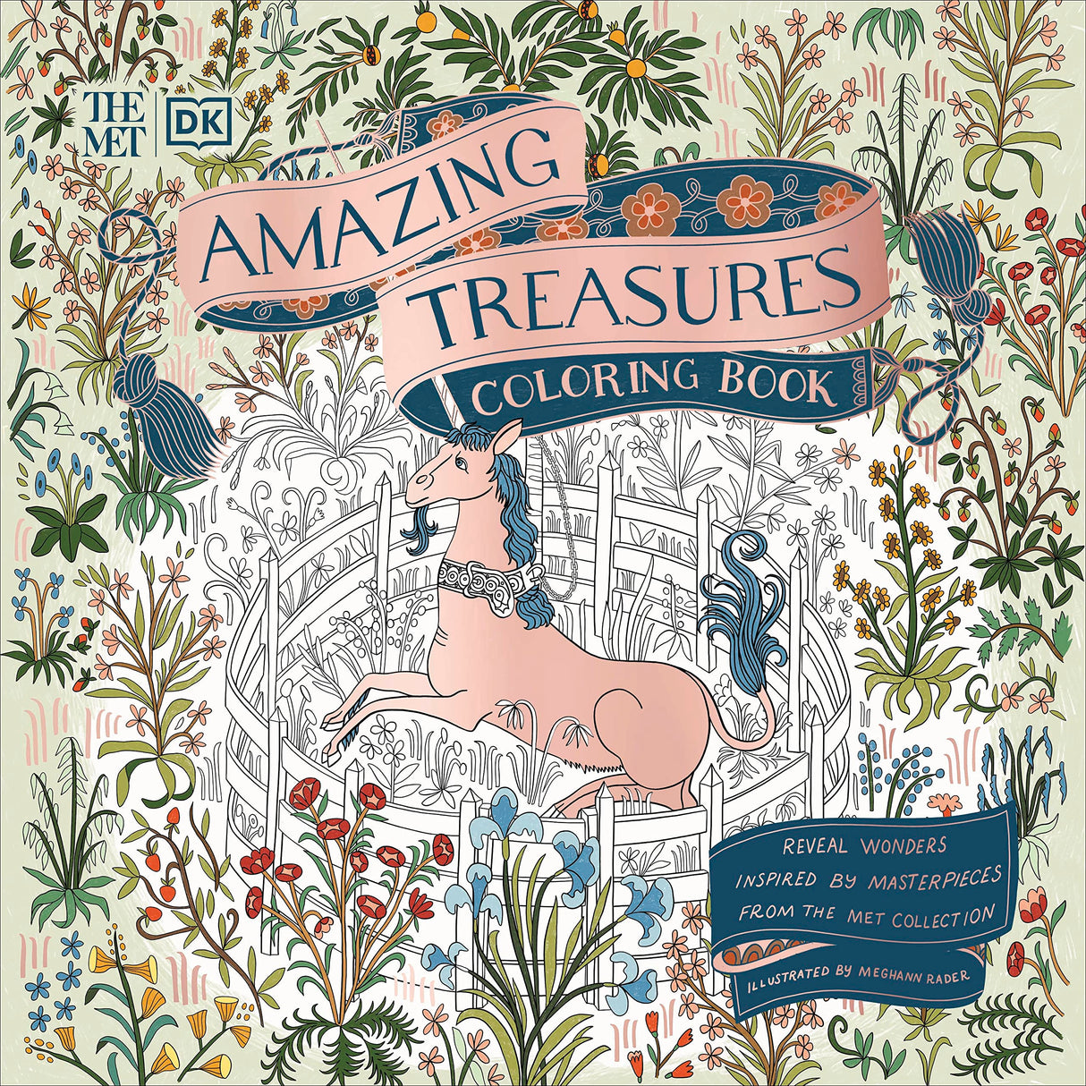 The Met Amazing Treasures Coloring Book: Reveal Wonders Inspired by Masterpieces from The Met Collection (DK The Met) - Retail Maharaj