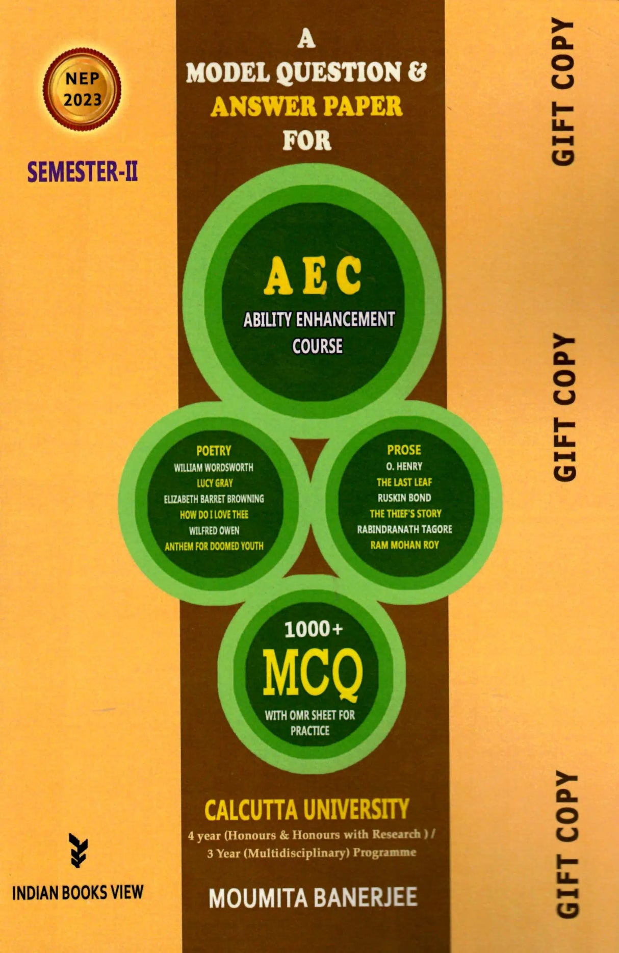 NEP AEC Semester-2 CU (Vol I and II) | Chandelier’s English Companion Compulsory English By Biplab Banerjee
