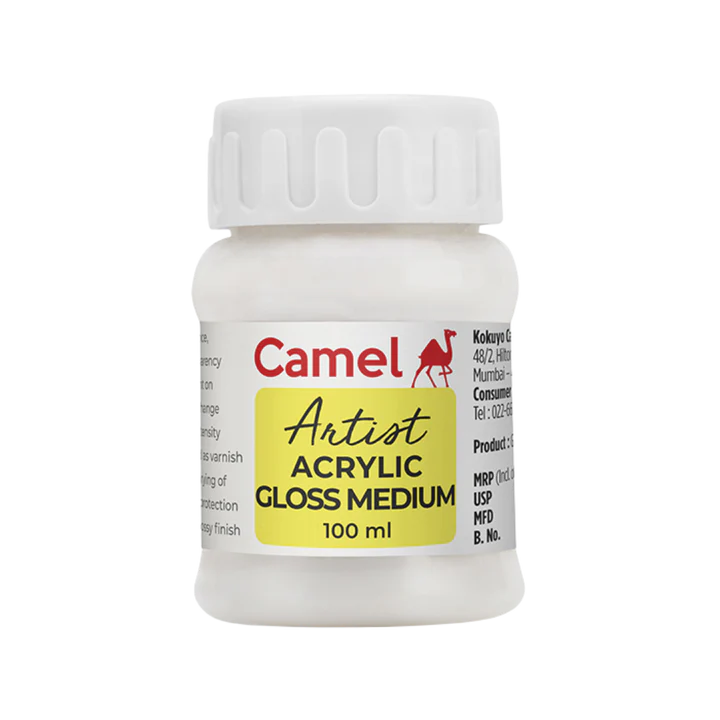Camel Acrylic Gloss Medium 100 ml - Retail Maharaj