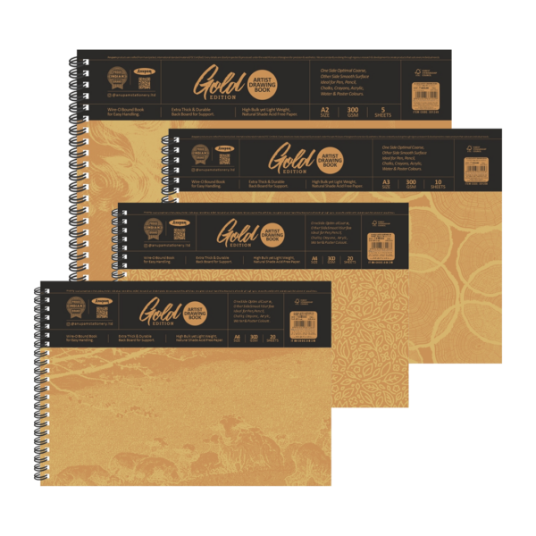 Anupam Gold Artist Book 300GSM Sketch Pad