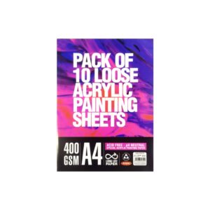 Anupam Acrylic Paper 400gsm Cut Pack of A5, A4 & A3 - Retail Maharaj
