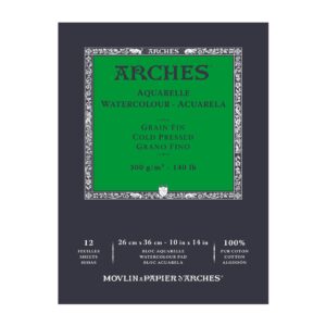 Arches Watercolour Cold Pressed – 12 Sheets Pads (Open Stock) - Retail Maharaj