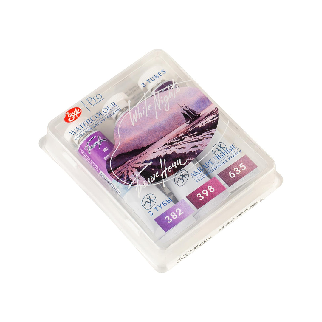 WHITE NIGHTS Granulating Colors Extra Fine Artists Grade Watercolors Tubes Set - Retail Maharaj