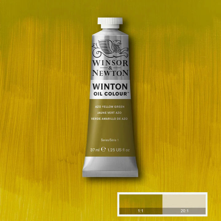 Winsor & Newton Winton Oil Colour Paint 37ml Lemon Yellow Hue - Retail Maharaj