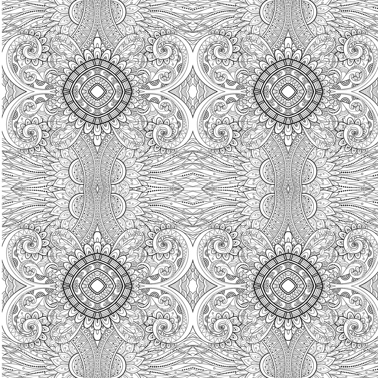 Colouring Book for Adults - Ornamental Mandala - Retail Maharaj