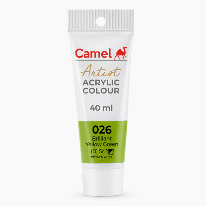 Camel Artist Acrylic Colours (Individual Tube of 40ml) - Retail Maharaj
