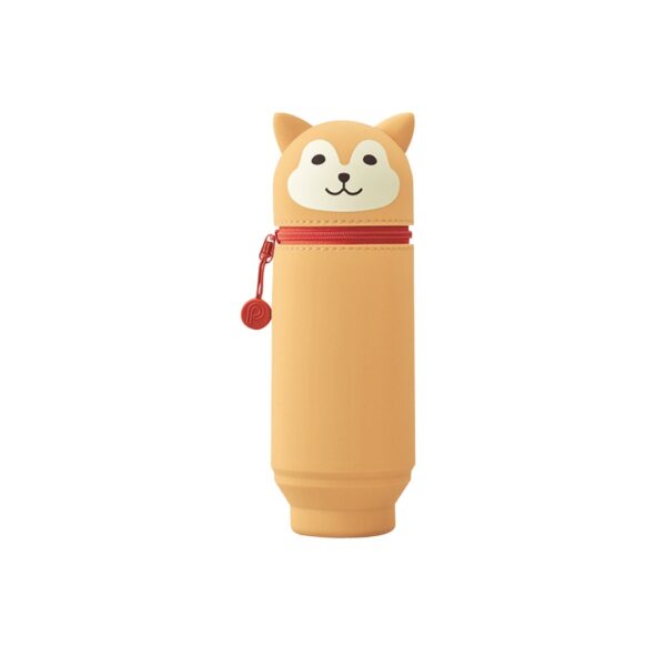 Lihit Lab Smart Fit PuniLabo Silicone Stand Up Pen Case Animal Design - Retail Maharaj