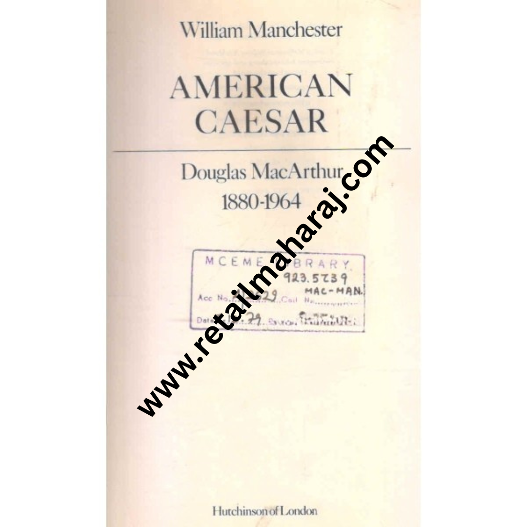 Douglas MacArthur 1880 to 1964 1st edition - Retail Maharaj