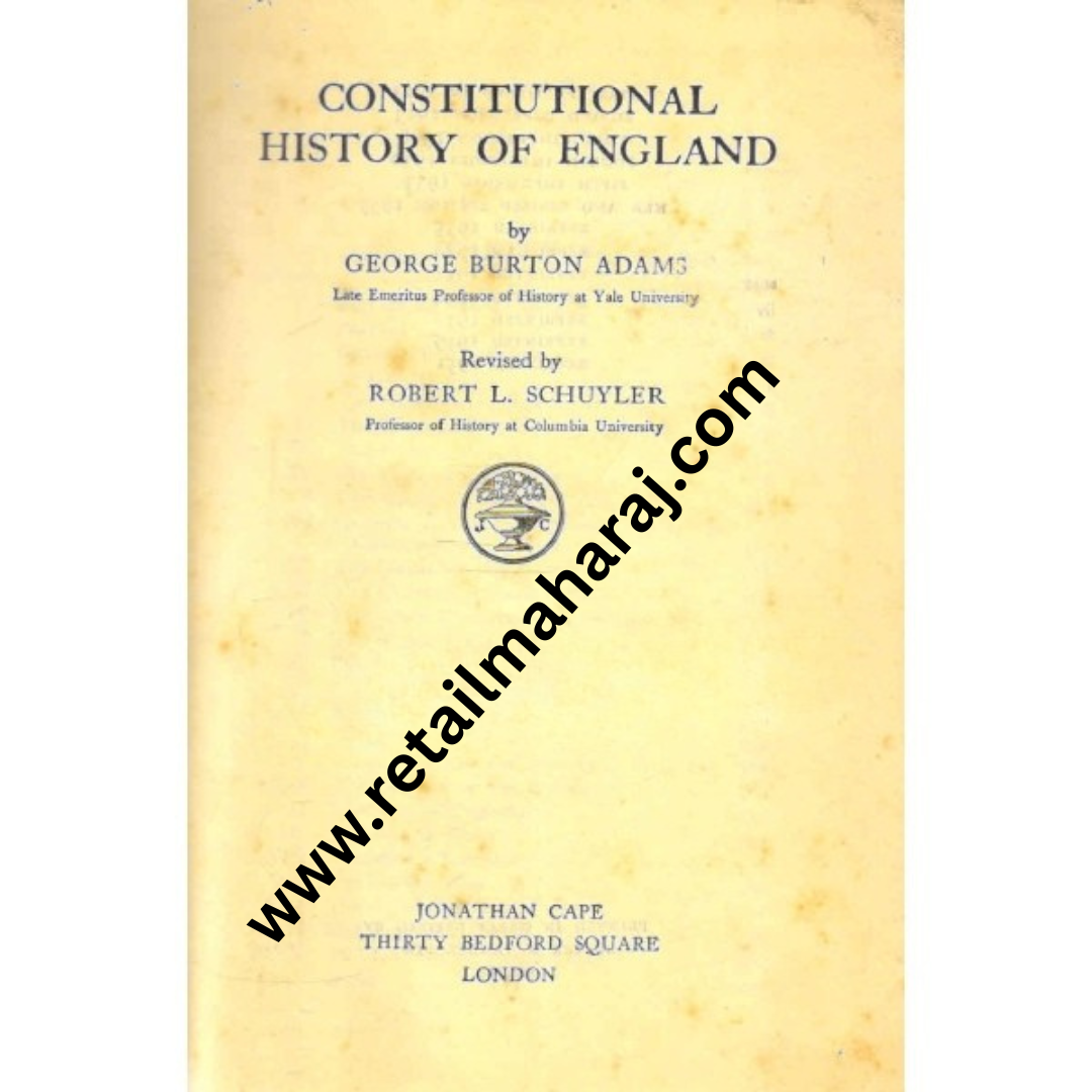 constitutional history of england - Retail Maharaj