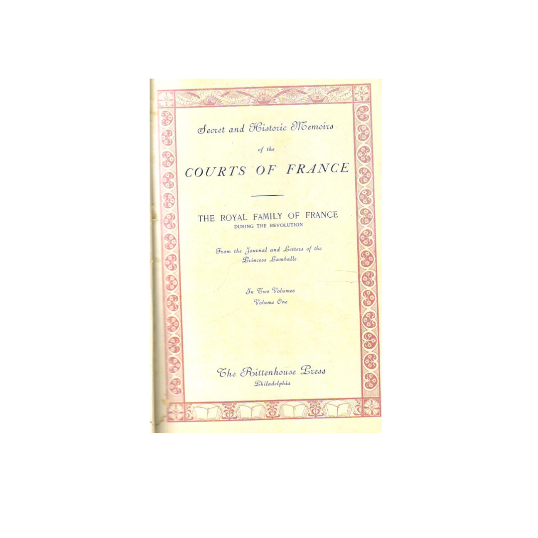secret and historic memories of the courts of France - Retail Maharaj