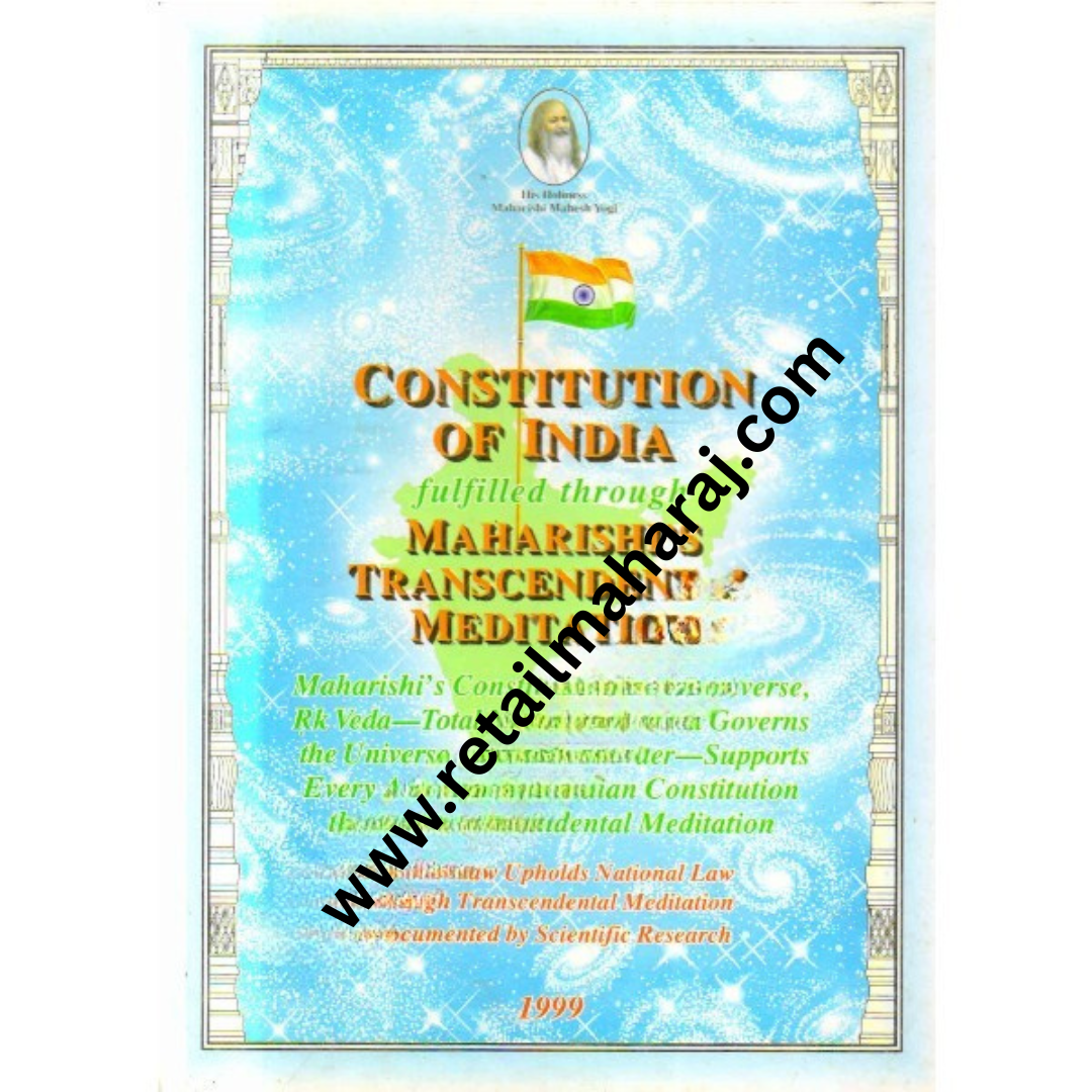 Constitution of India Fulfilled through Maharishi Transcendental Meditation - Retail Maharaj