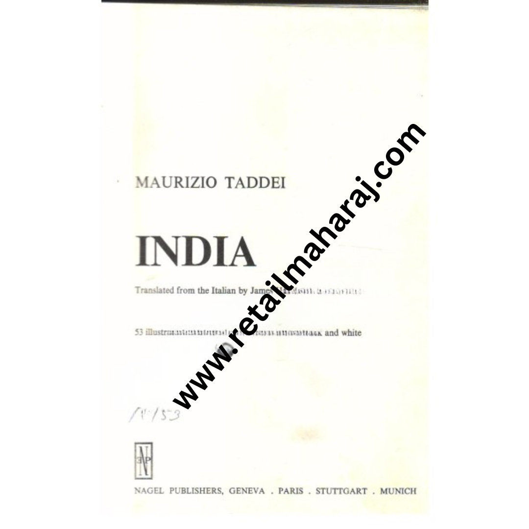 India Translated by James Hogarth - Retail Maharaj