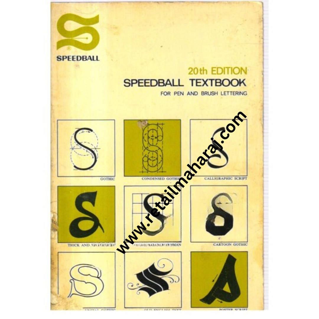 Speedball Textbook for Pen & Brush Lettering - Retail Maharaj