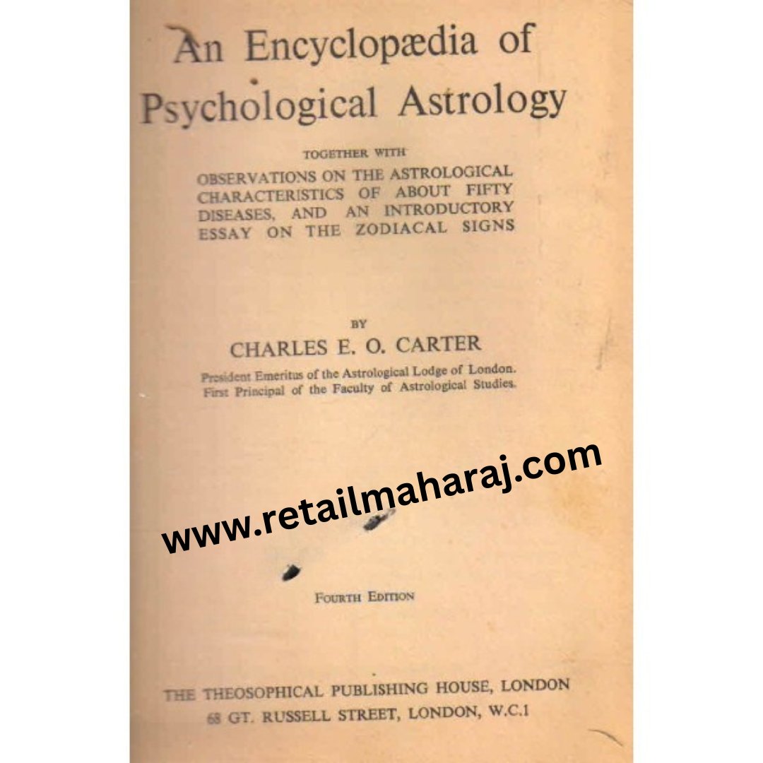 an encyclopedia of psychological astrology - Retail Maharaj