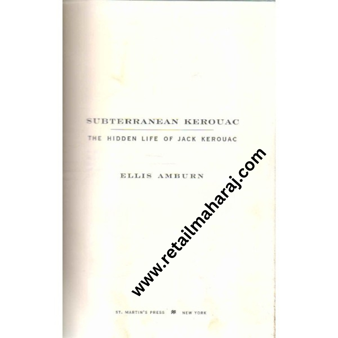 SUBTERRANEAN KEROUAC 1st edition