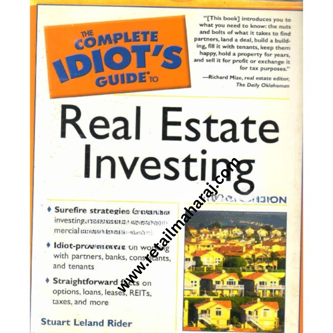the complete idiots guide to real estate investing