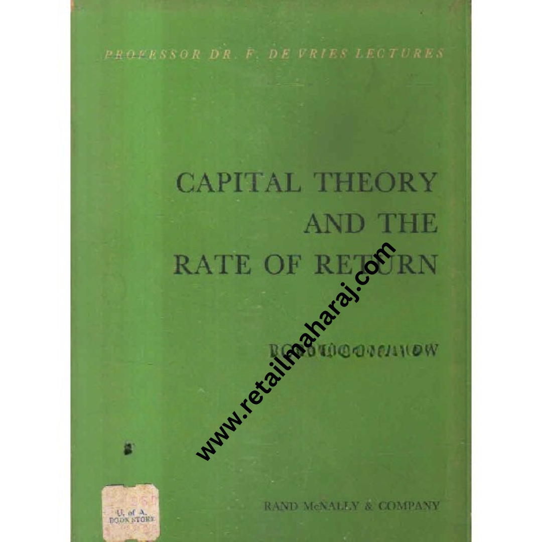 capital theory and the rate of return