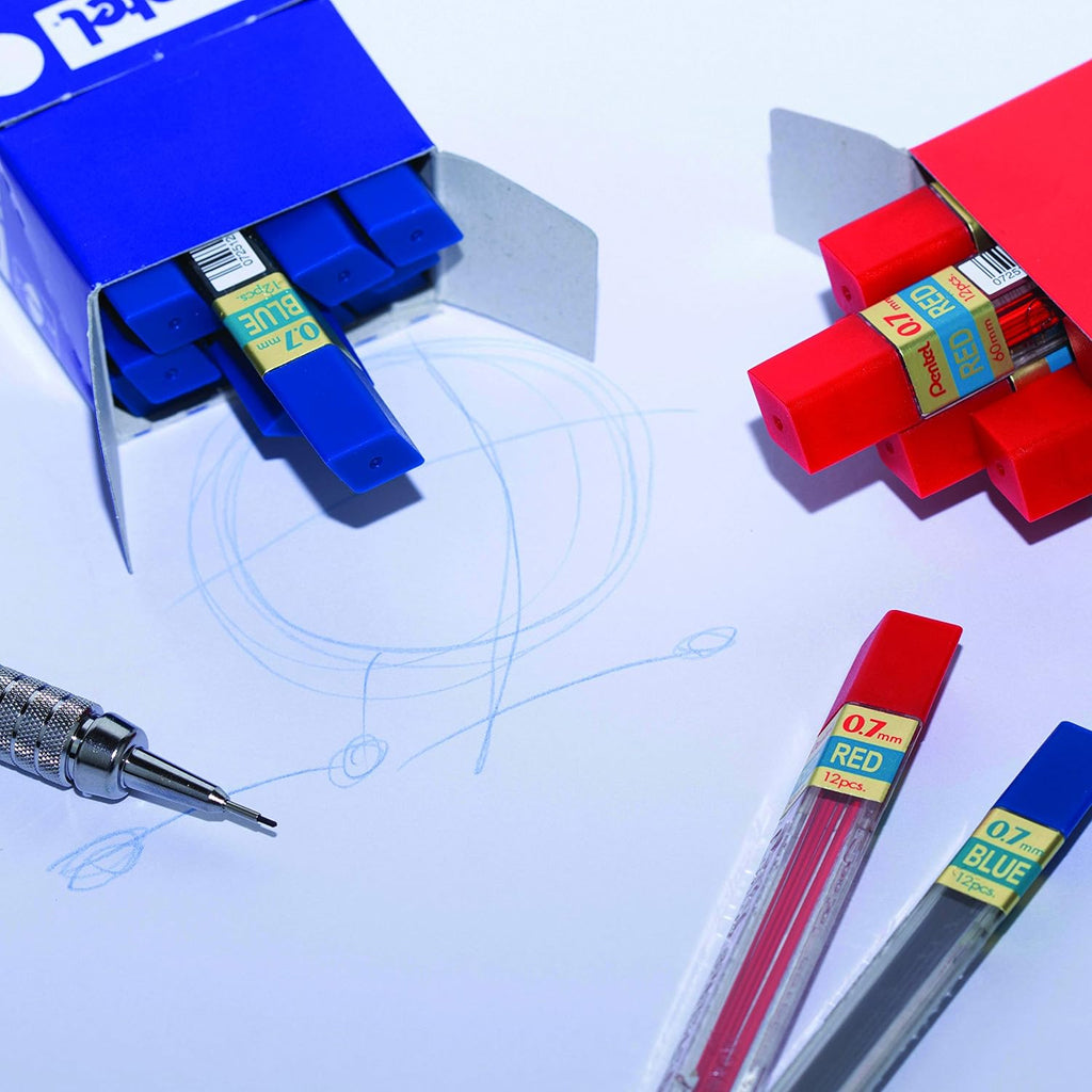 Pentel Coloured Mechanical Pencil Refill Lead 0.7 mm - Retail Maharaj
