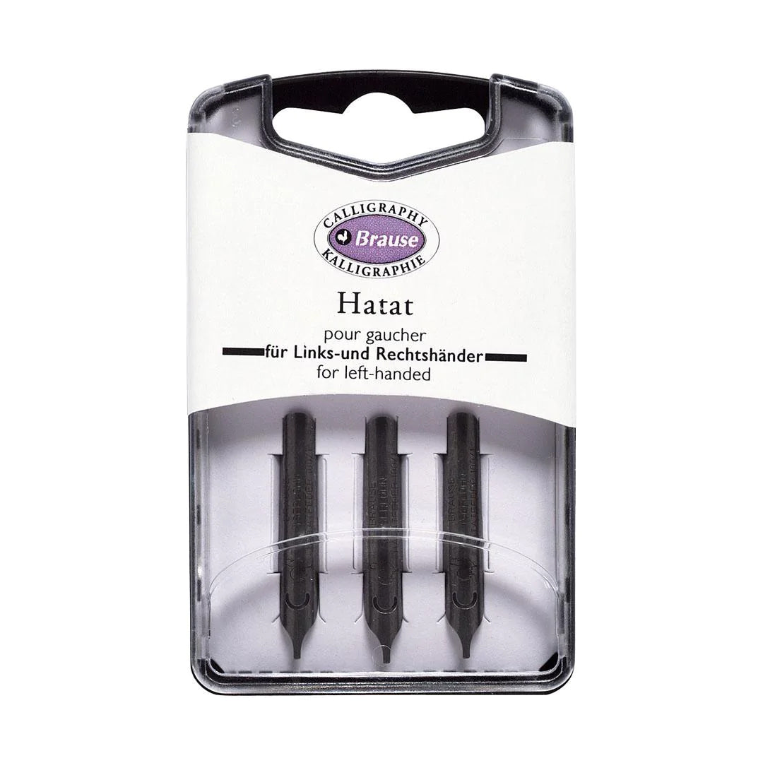 Brause Calligraphy Steel Nibs Pack of 3 Assorted Styles - Retail Maharaj