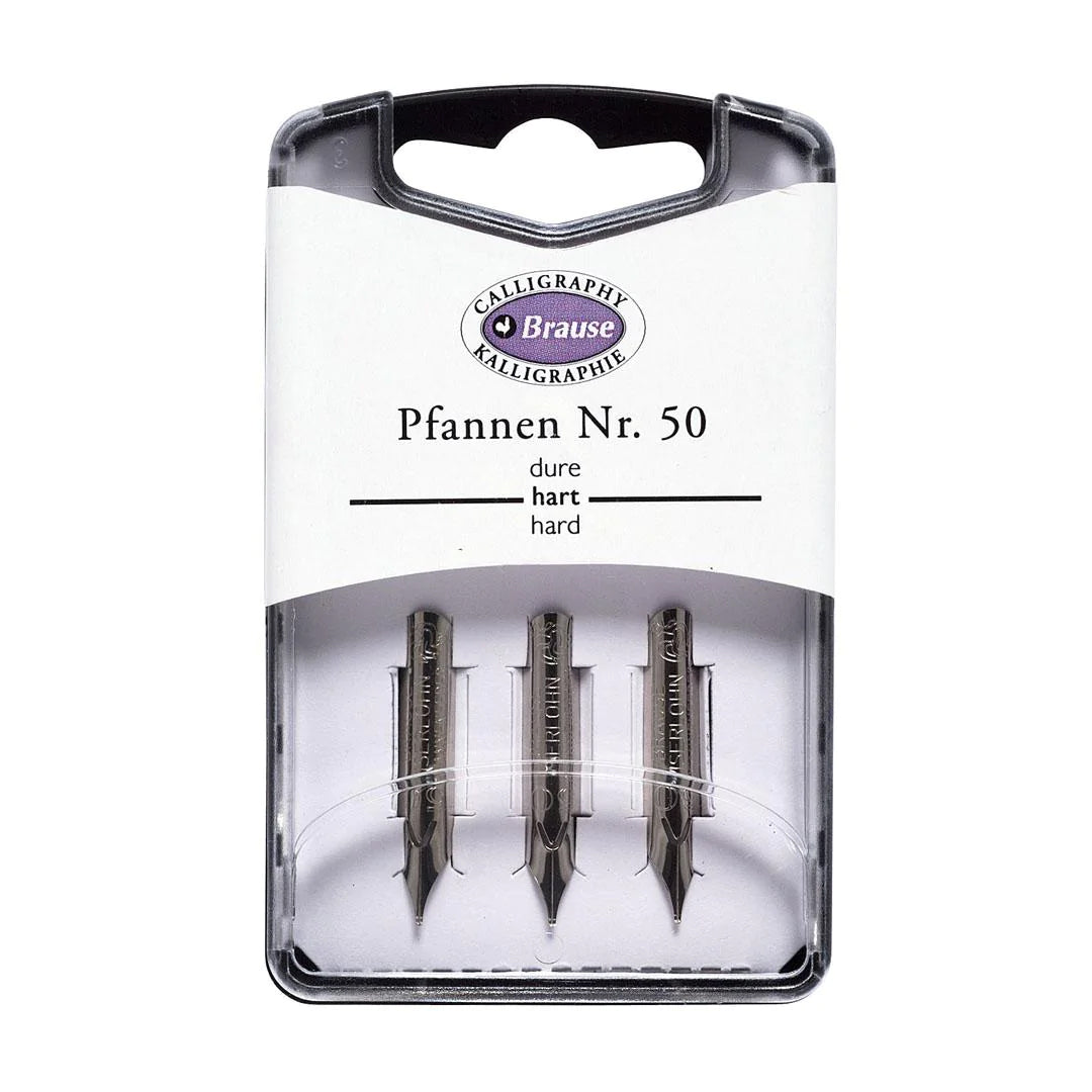 Brause Calligraphy Steel Nibs Pack of 3 Assorted Styles - Retail Maharaj