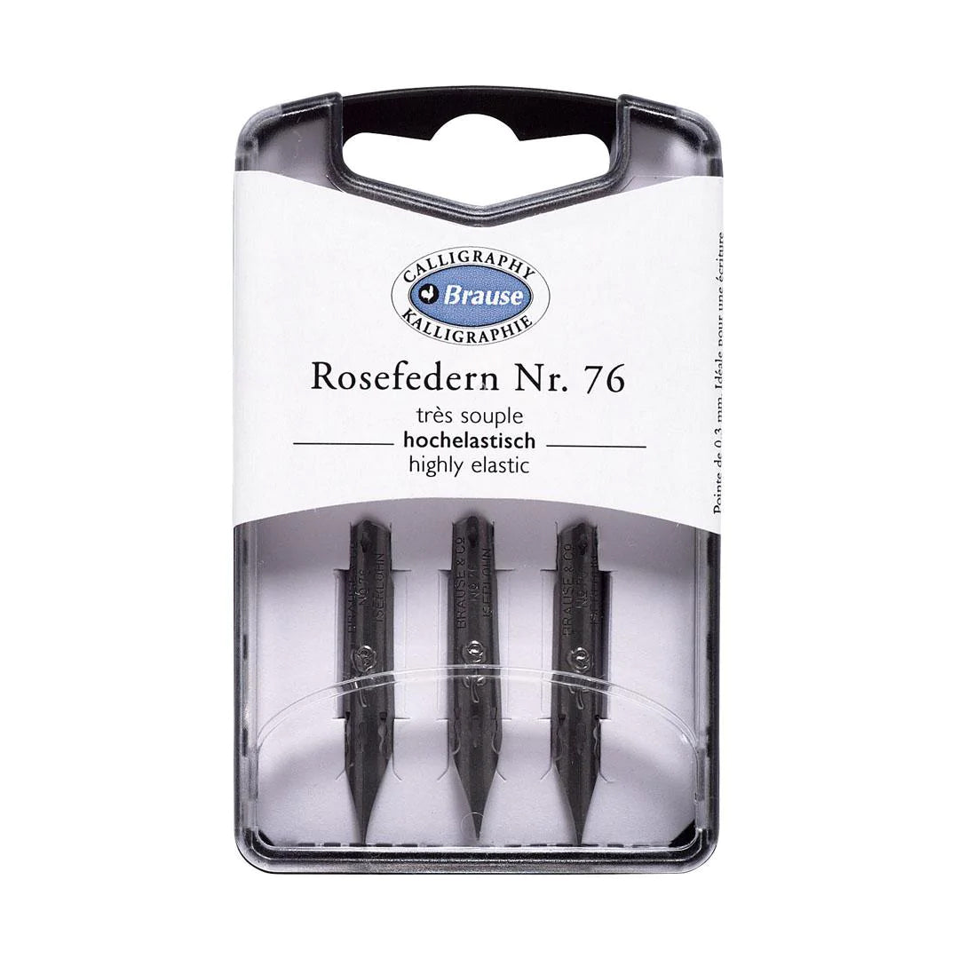 Brause Calligraphy Steel Nibs Pack of 3 Assorted Styles - Retail Maharaj