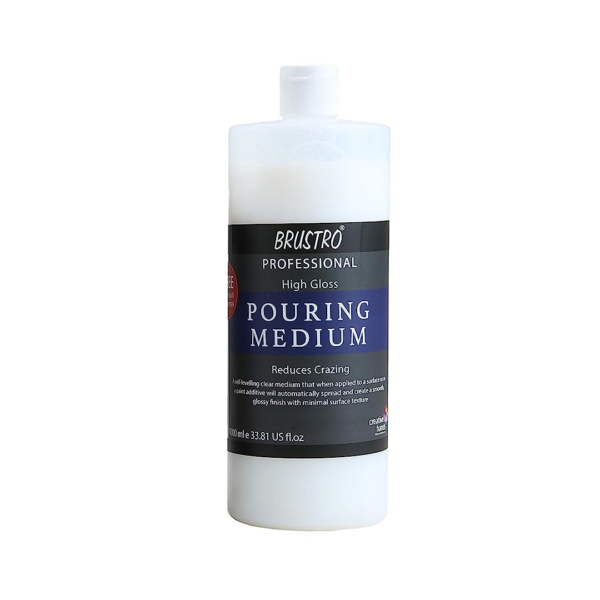 Brustro Acrylic Pouring Medium for Fluid Art and High Gloss Pours - Retail Maharaj