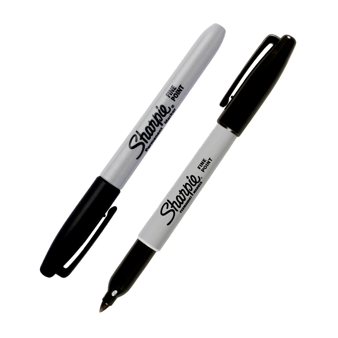 Sharpie Fine Tip Permanent Marker Pen Black - Retail Maharaj