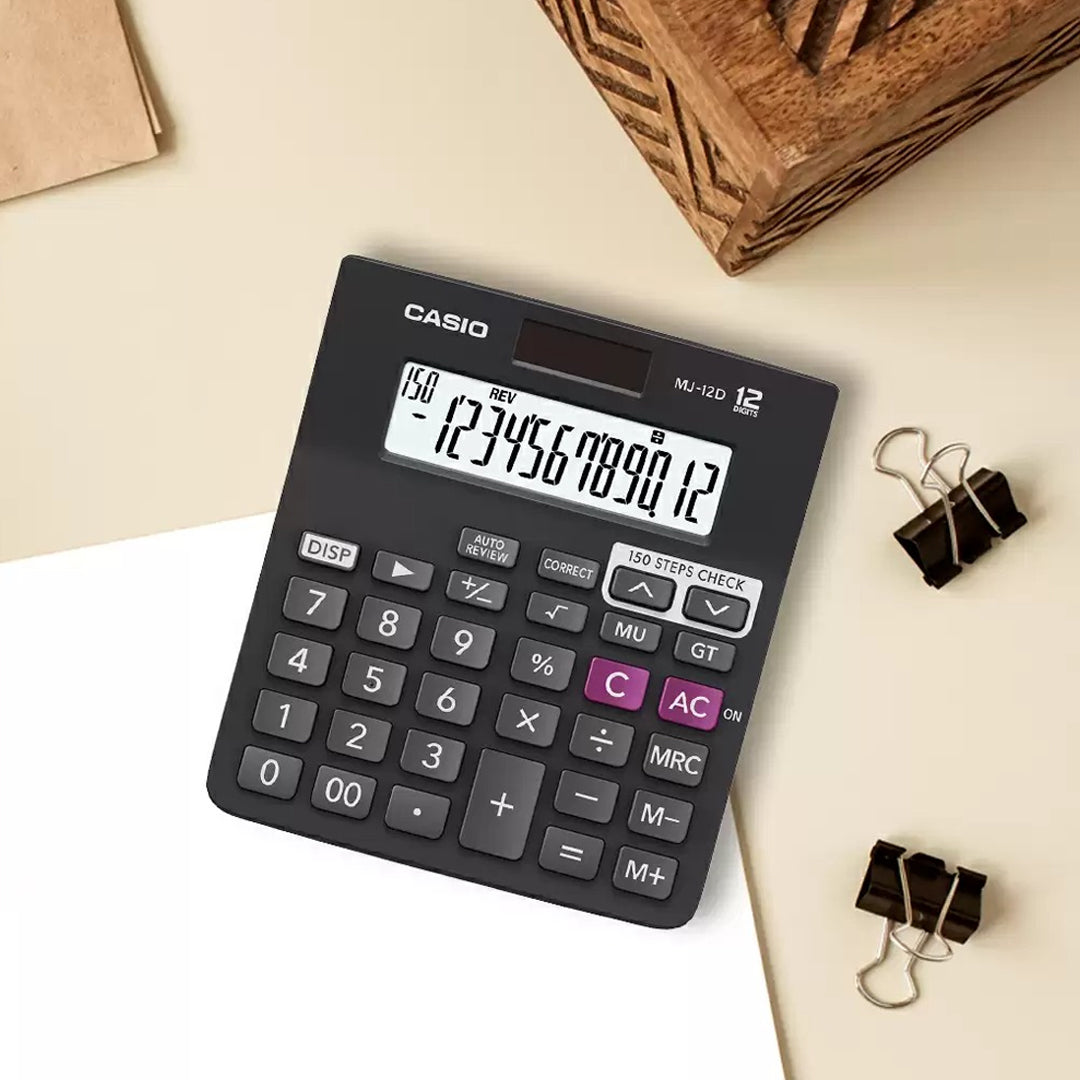 CASIO Desktop Calculator MJ-12D - Retail Maharaj