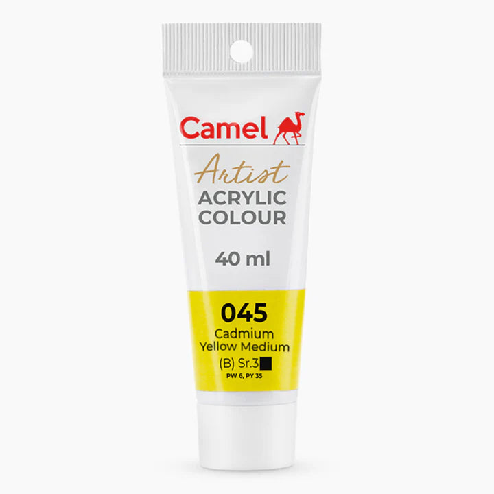 Camel Artist Acrylic Colours (Individual Tube of 40ml) - Retail Maharaj