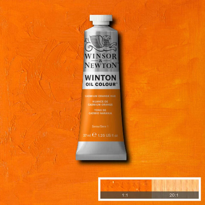 Winsor & Newton Winton Oil Colour Paint 37ml Lemon Yellow Hue - Retail Maharaj