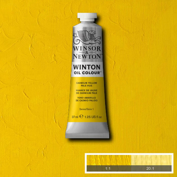 Winsor & Newton Winton Oil Colour Paint 37ml Lemon Yellow Hue - Retail Maharaj