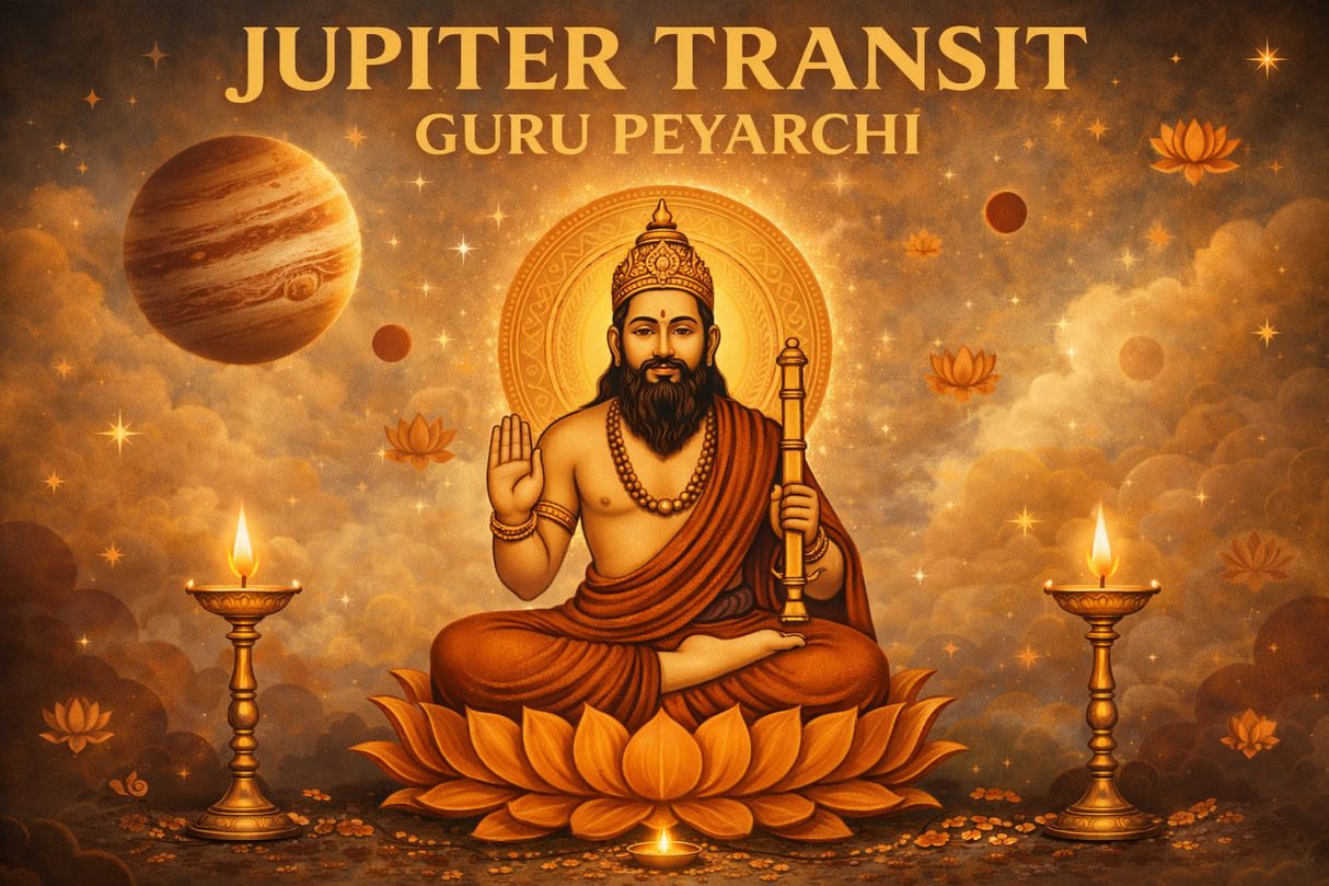 Jupiter Transit (Guru Peyarchi) 2026: Poojas and Personalised Astro Report - Retail Maharaj