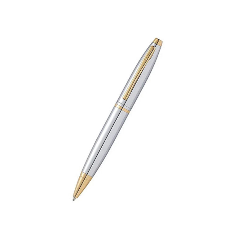Cross Century II Medalist Chrome Gold Trim Ballpoint Pen