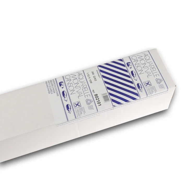 Canson Montval Cold Press Watercolour Paper Roll 300 GSM 1.52 x 10 Meter - Retail Maharaj