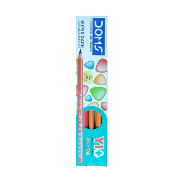 DOMS Y1 Graphite Pencil Pack - Retail Maharaj