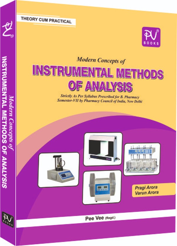 MODERN CONCEPTS OF INSTRUMENTAL METHODS OF ANALYSIS (B.PHARM 7TH SEM.) - Retail Maharaj
