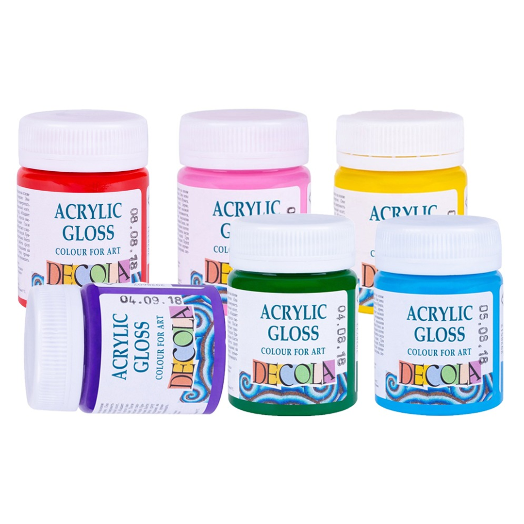 Decola Acrylic Gloss Colour 50ml Open Stock - Retail Maharaj