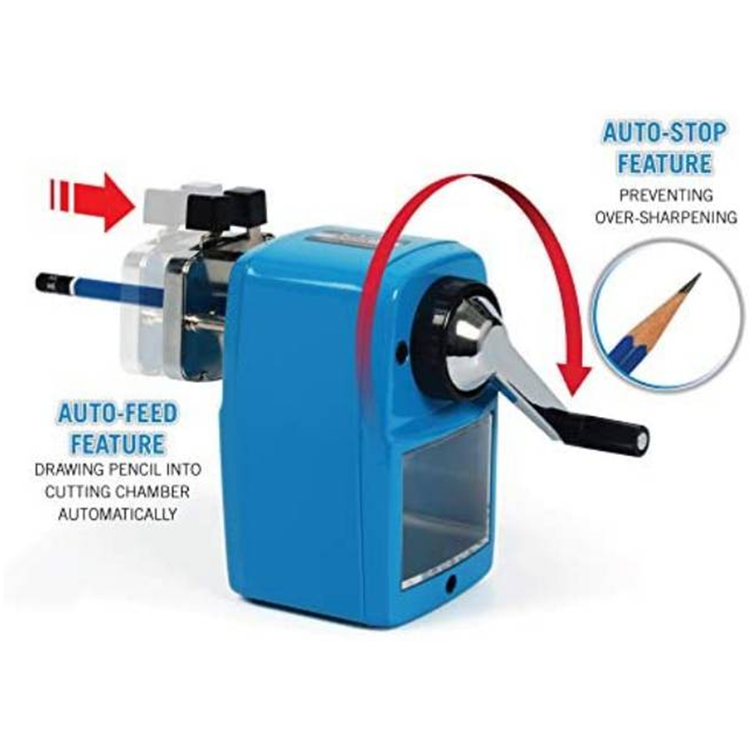 Deli E0620 Rotary Pencil Sharpener Desk Mounted Manual Sharpener - Retail Maharaj