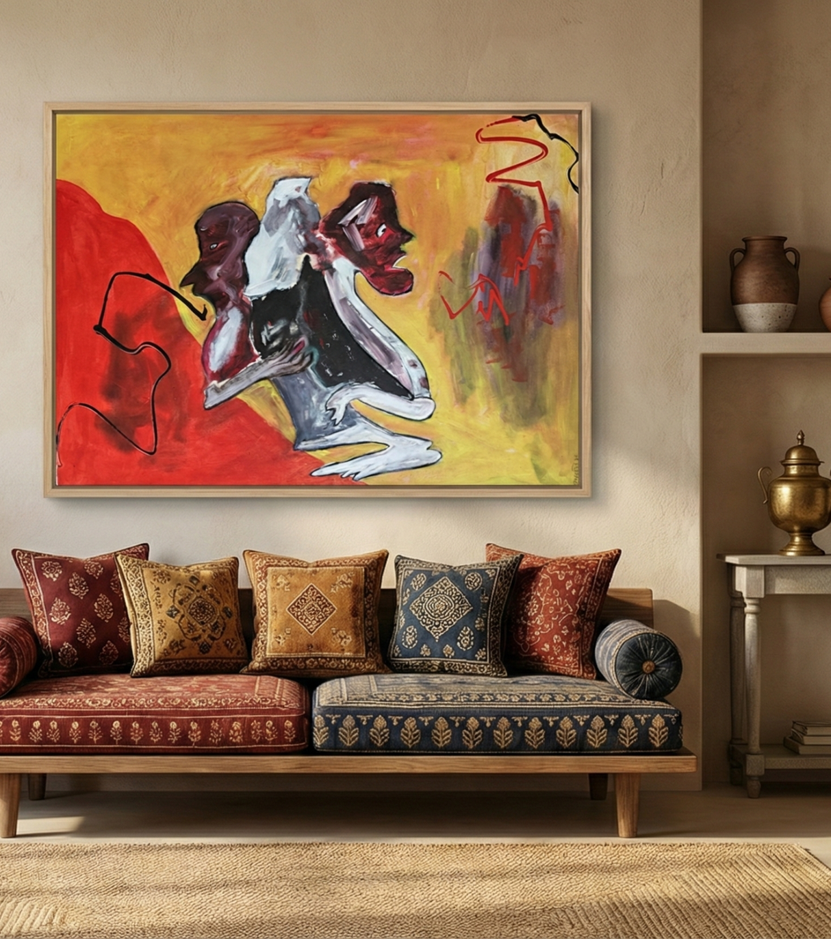 Premium Large Abstract Fine Art – "Duality"