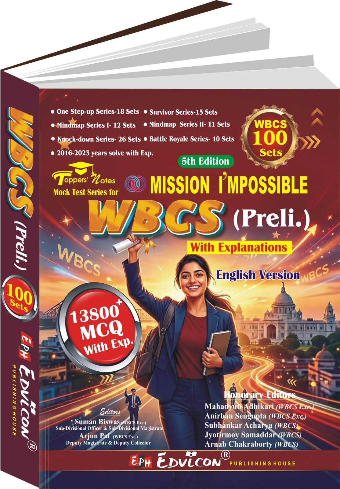 MISSION I'MPOSSIBLE WBCS (Preli.) 100 practice Set 5th Edition (Bengali Version) - Retail Maharaj