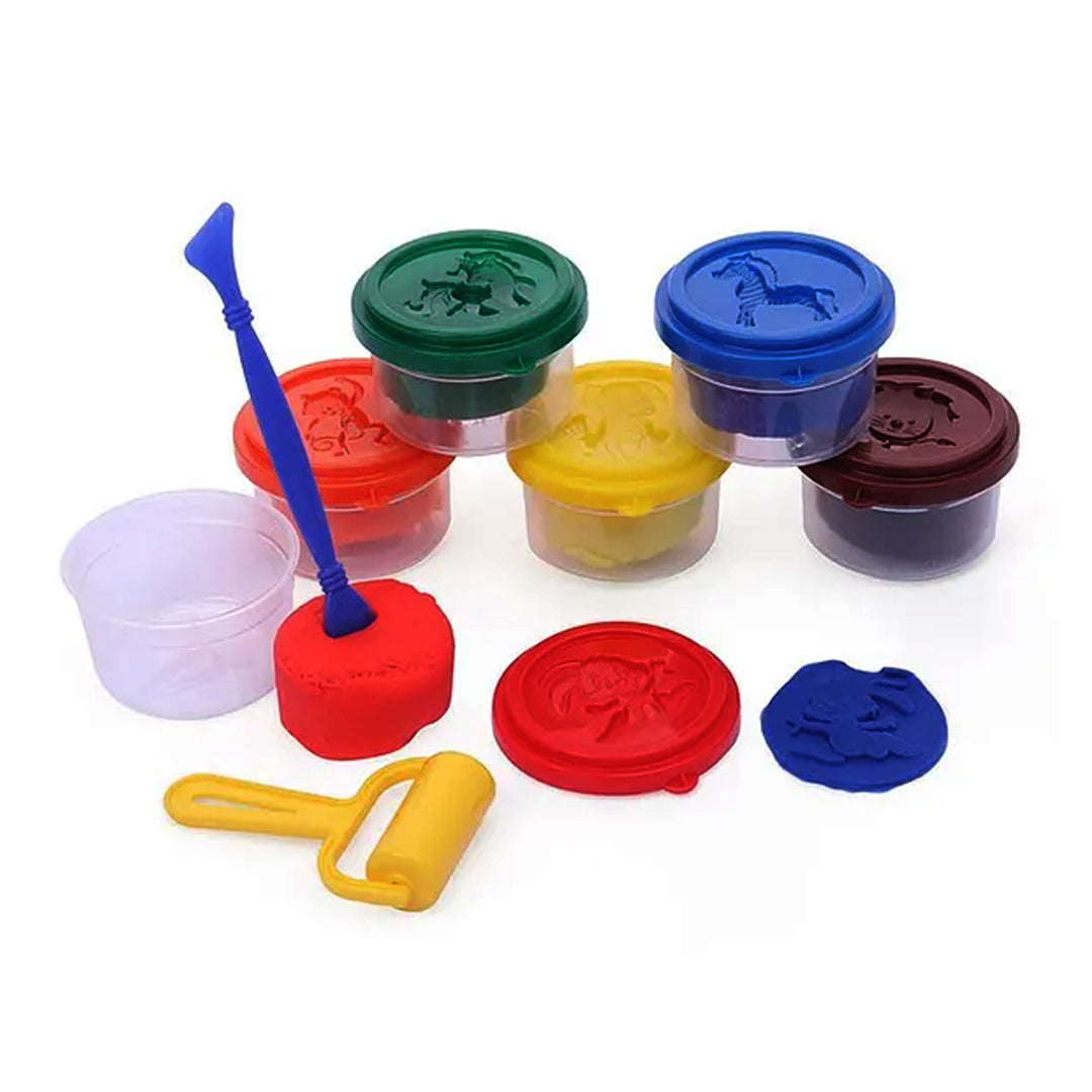 Faber-Castell Modelling Dough – Pack of 6 (Assorted) - Retail Maharaj