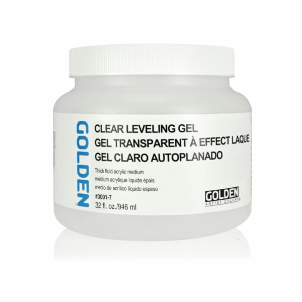 Golden Clear Leveling Acrylic Gel Medium for Smooth Gloss Finishes - Retail Maharaj