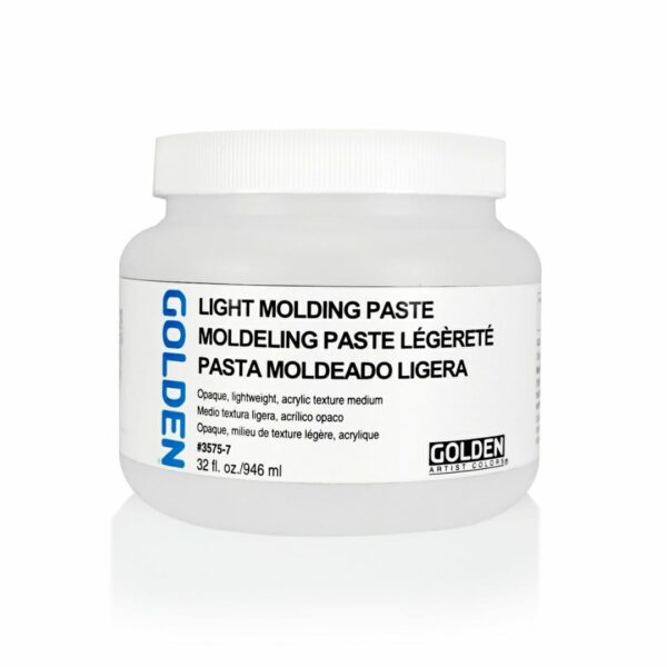 Golden Light Molding Paste Acrylic Texture Medium for Heavy Body Effects - Retail Maharaj