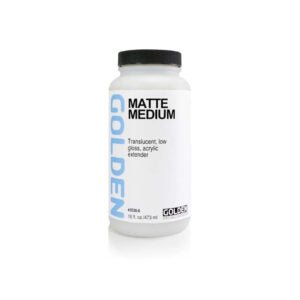 Golden Acrylic Matte Medium for Paint Extension Clear Ground and Matte Finish - Retail Maharaj
