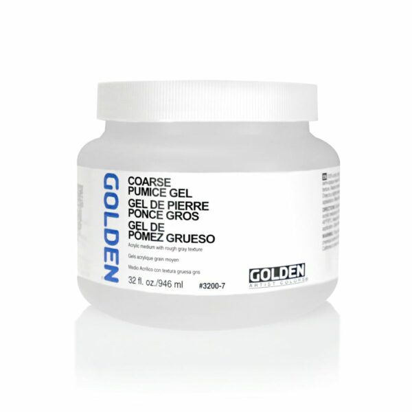 Golden Coarse Pumice Acrylic Gel Medium for Concrete Like Textures - Retail Maharaj