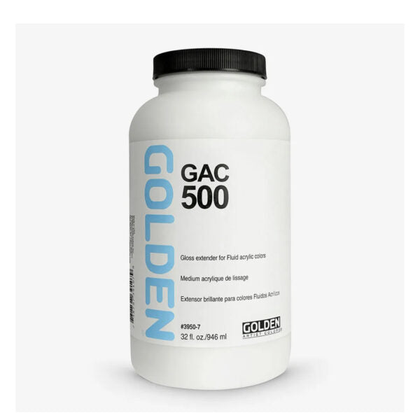 Golden GAC 500 Gloss Extender Acrylic Medium for Fluid Colours - Retail Maharaj