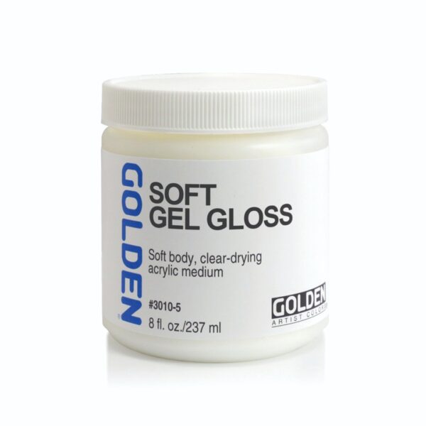 Golden Soft Gel Gloss Acrylic Medium for Glazing and Blending - Retail Maharaj