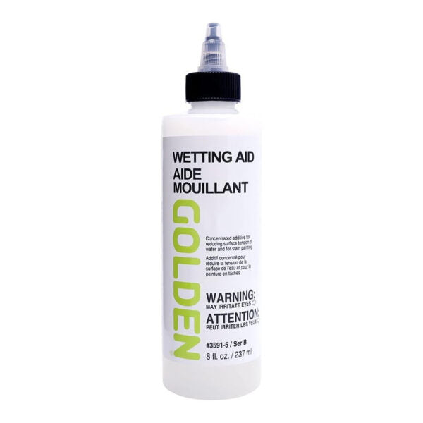 Golden Acrylic Wetting Aid Additive for Improved Flow and Staining Effects - Retail Maharaj