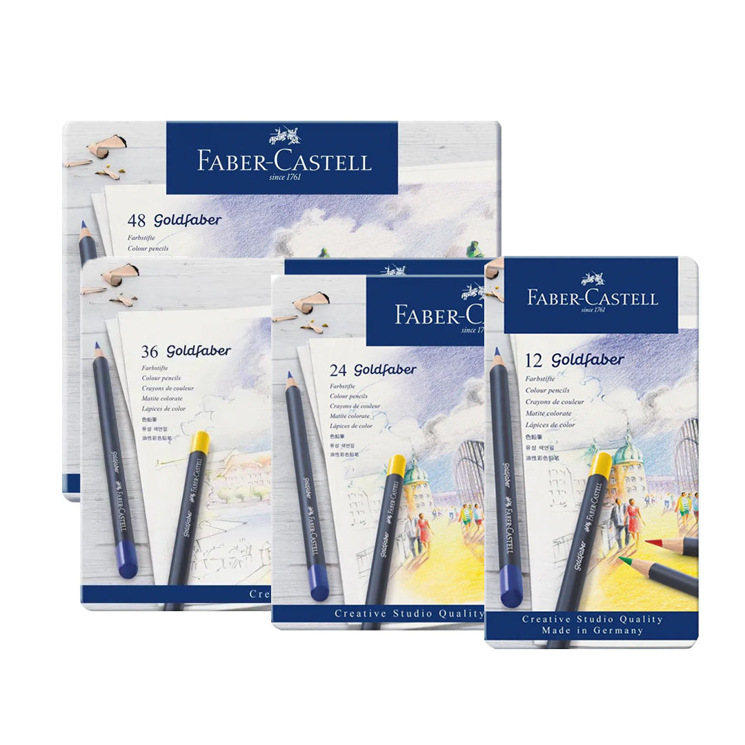 Faber Castell Goldfaber Colour Pencils Set for Artists and Drawing - Retail Maharaj